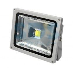 Прожектор уличный LED, Cold White, 30W, AC85-220V/50-60Hz, 2100 Lm, IP65. Lamper