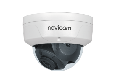  Вандалозащищённая уличная всепогодная купольная IP видеокамера 1080p Novicam PRO 24 (ver.1282)