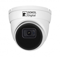 SM22R - купольная IP видеокамера 2 Мп с AI (распознавание лиц, номеров)