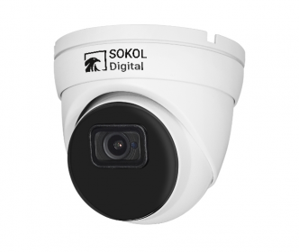 SM22R - купольная IP видеокамера 2 Мп с AI (распознавание лиц, номеров)